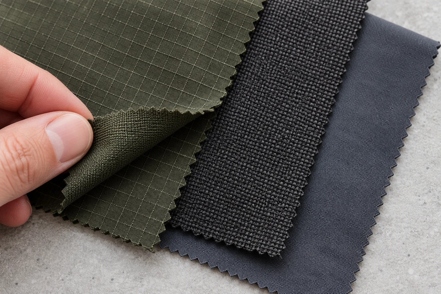 Fabric swatch inspection